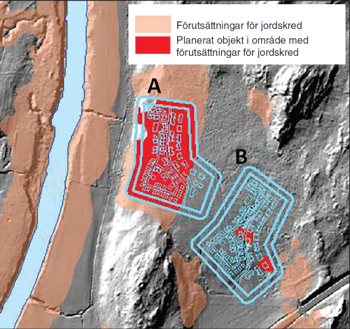 Risker vid planering av bostadsområde
