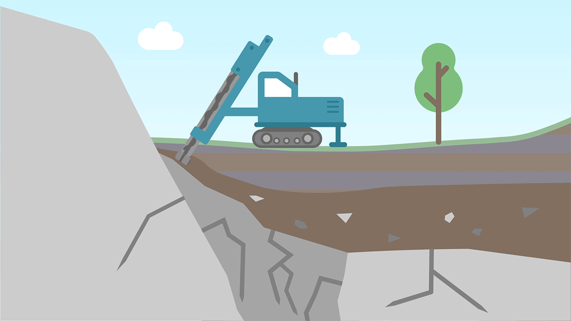 Att borra i berg och jord