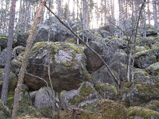 Storblockig mor&auml;n.