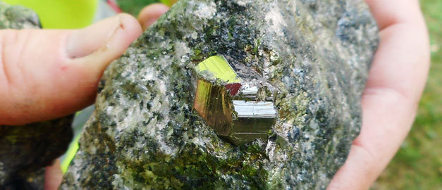 Koboltmalm från Storgruvan i Koppartorp.