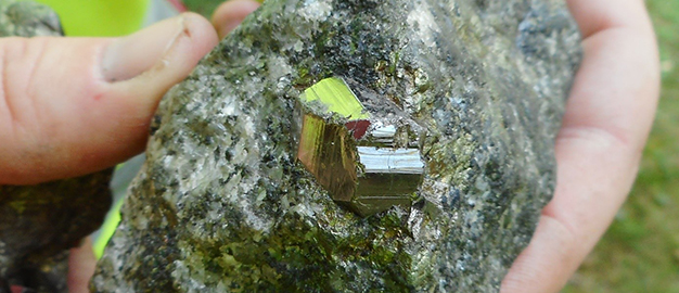 Koboltmalm från Storgruvan i Koppartorp, Tuna bergslag. 