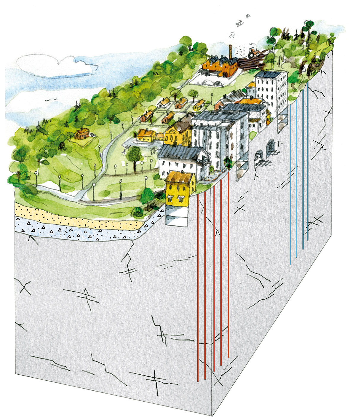 Bild av borrh&aring;lslager